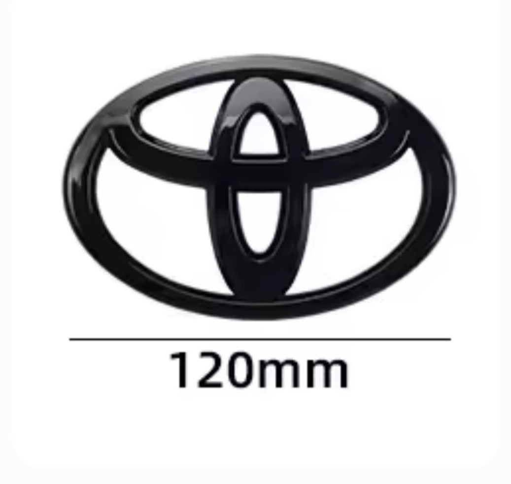 Toyota emblema negro brillo
