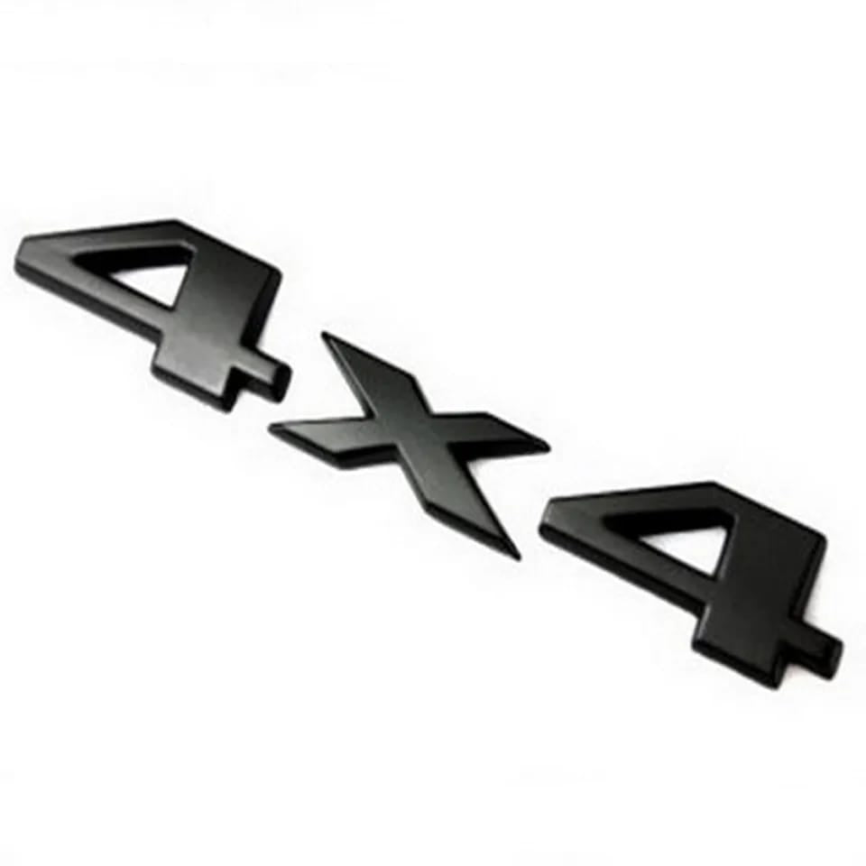 Emblema TURBO o 4x4 negro