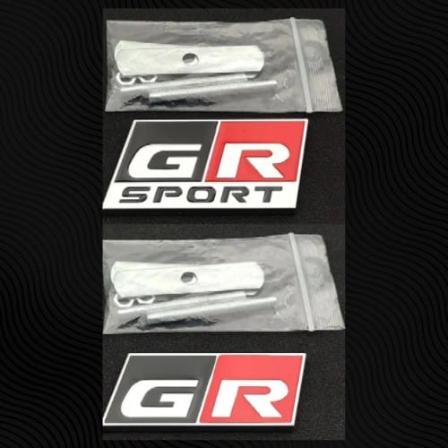 Emblema GR o GR SPORT parrilla delantero Toyota
