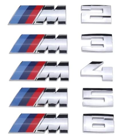 Emblema BMW M2 M3 M4 M5 M6 Cromado