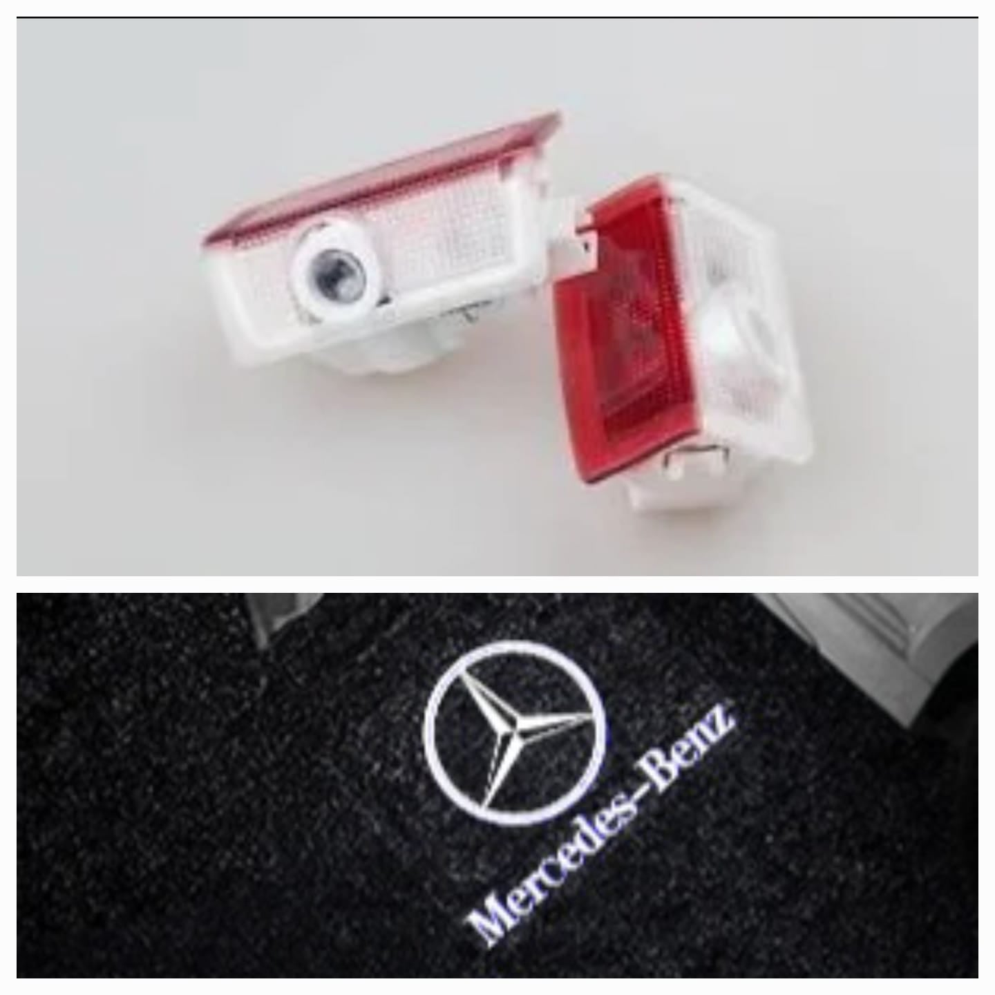 Mercedes luz de cortesia proyector
