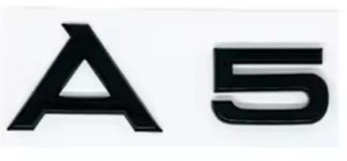 Emblema Audi A1 A3 A4 A5 A6 negro brillo