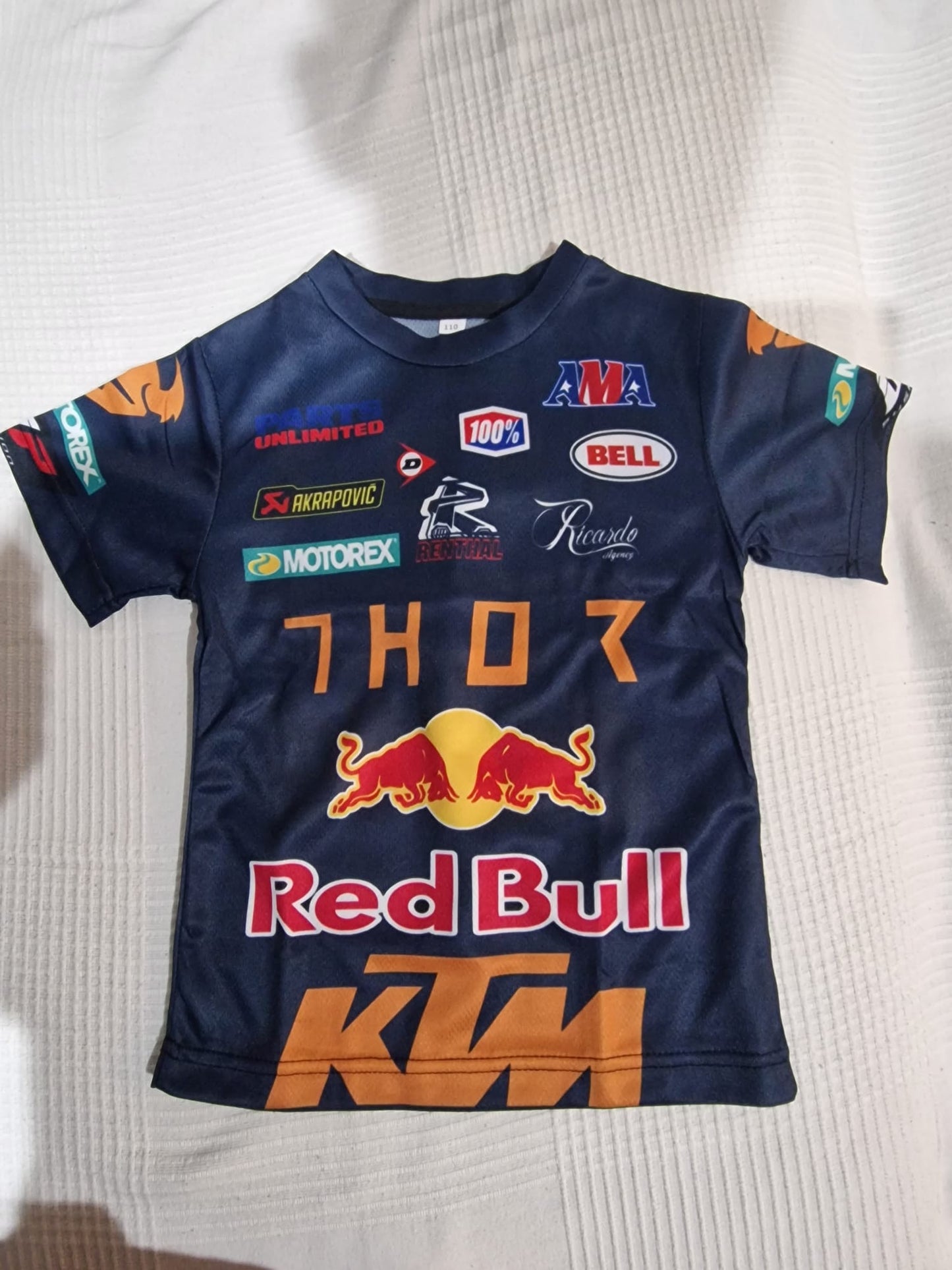 Camiseta KTM Red Bull azul niño