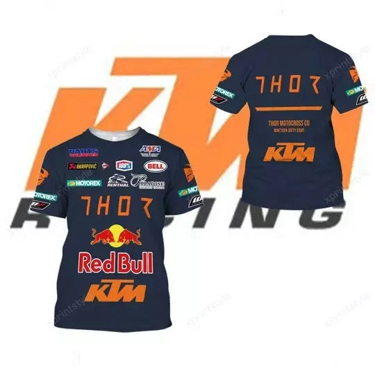 Camiseta KTM Red Bull azul niño