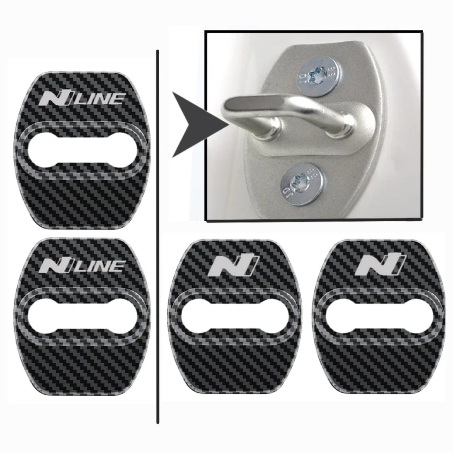 N o Nline embellecedor cerradura hyundai