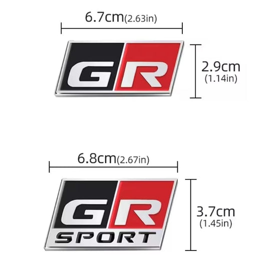 Emblema GR o GR SPORT trasero
