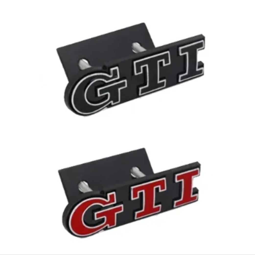 Emblema GTI parrilla rojo o negro