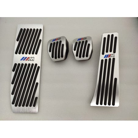 SIN TORNILLOS pedales M bmw manual Plata
