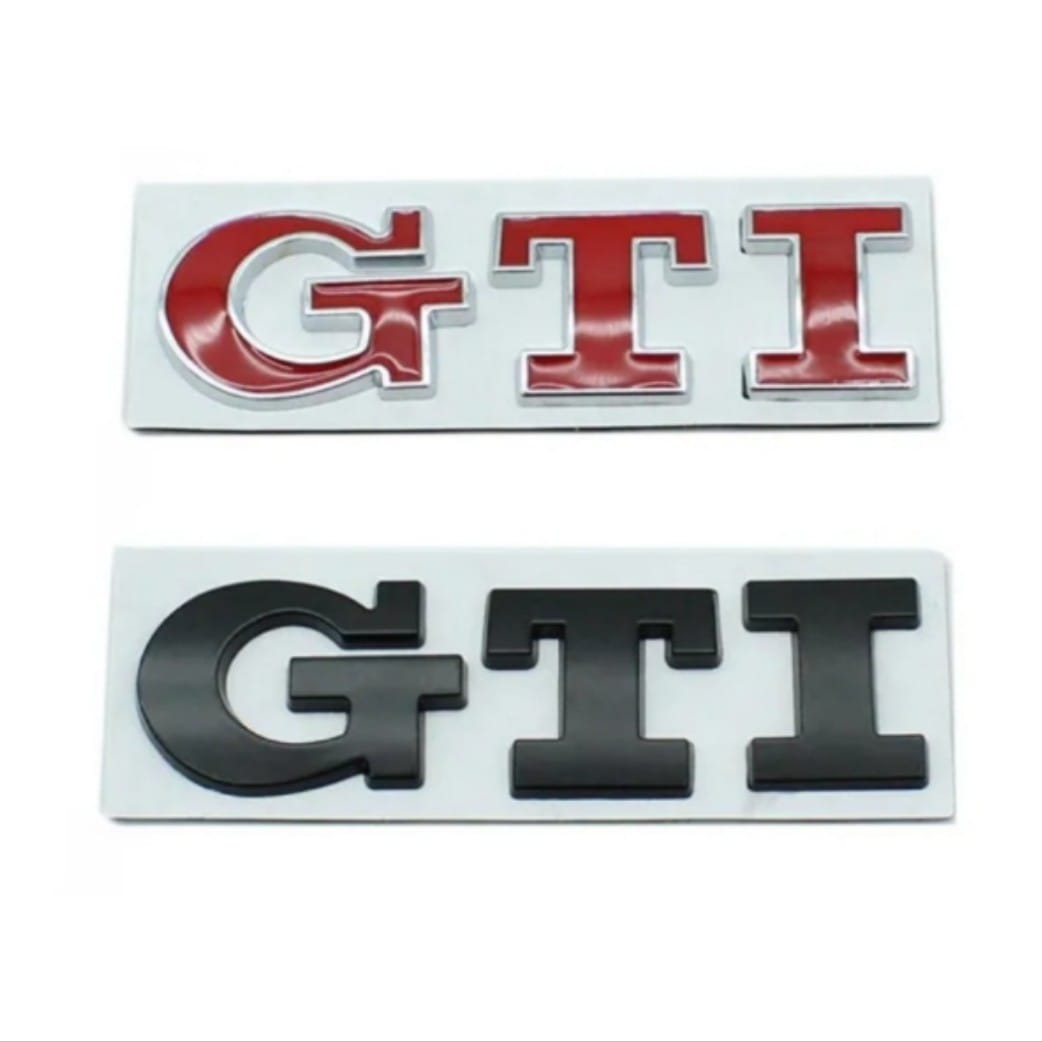 Emblema GTI trasero rojo o negro