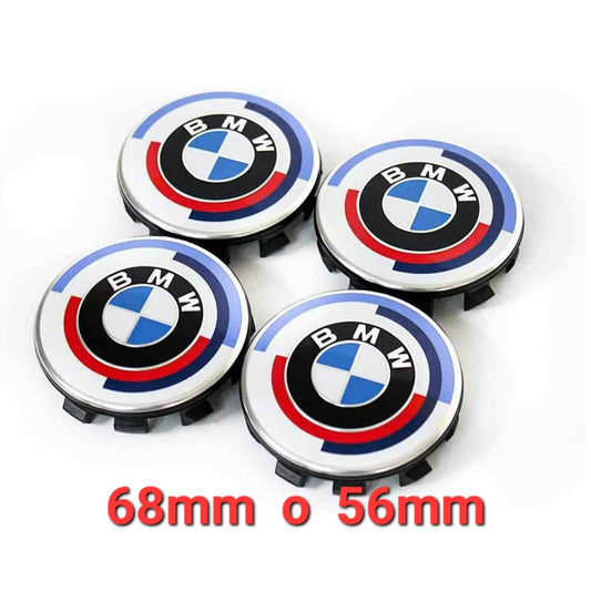 BMW 4 tapas buje 68mm o 56mm 50 aniversario