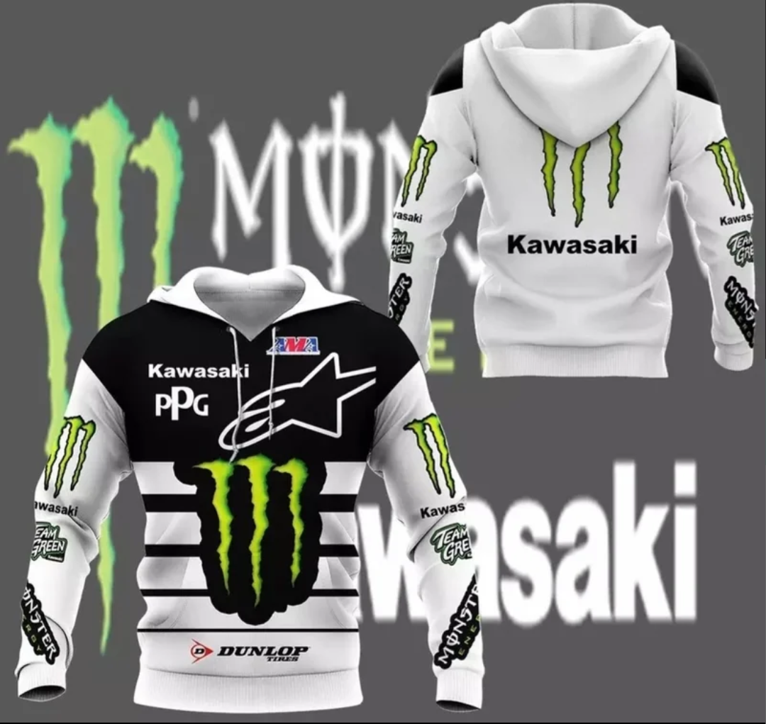 Sudadera Monster Kawasaki niño