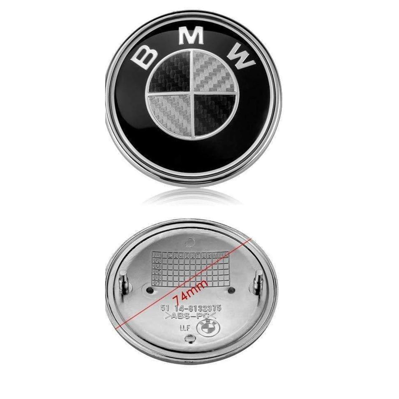 Emblema BMW carbono 82mm o 74mm