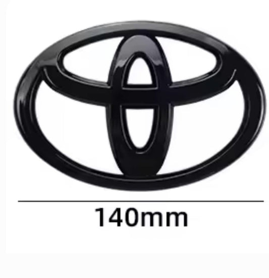 Toyota emblema negro brillo