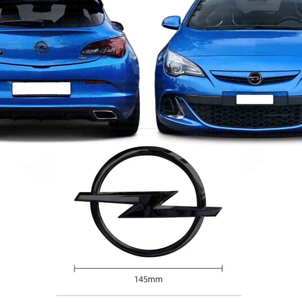 Emblema opel 145mm negro brillo