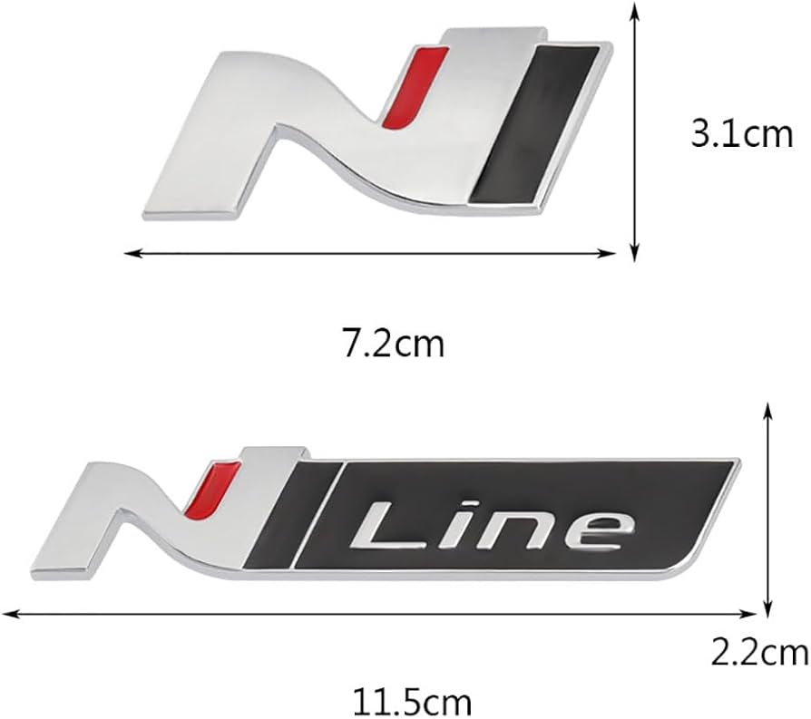 Emblema N o Nline hyundai trasero