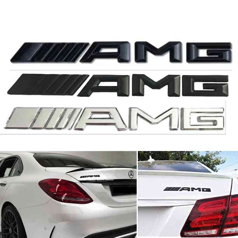 Emblema AMG trasero plata o negro