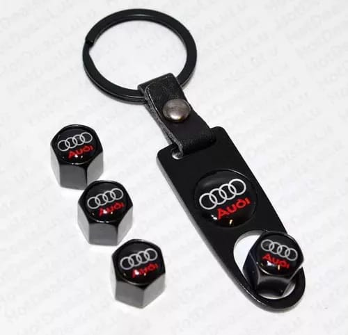 Llavero y tapones Audi