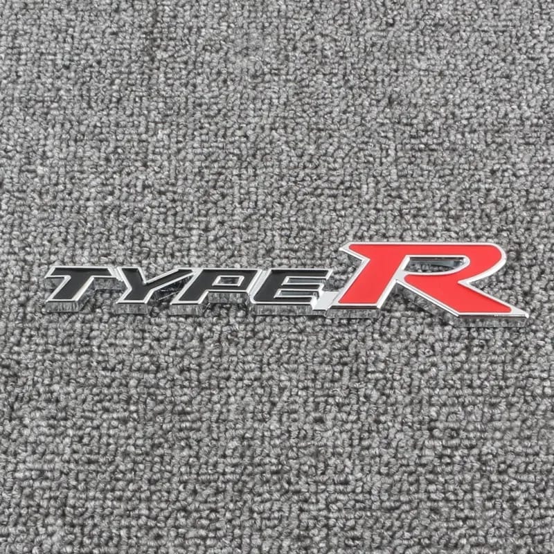 Emblema Type R honda trasero o negro