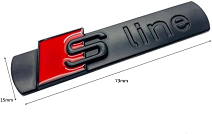 2 Emblema Sline lateral plata, cromado o negro