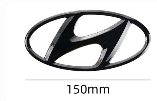 Hyundai emblema Negro Brillo